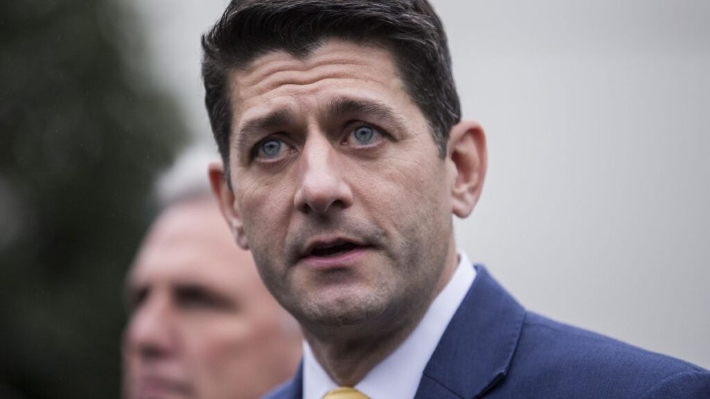 Picture of Paul Ryan. My representation of Conservatives who are too enmeshed in Washington D.C,. causing them to be out of touch with the rest of the country. 