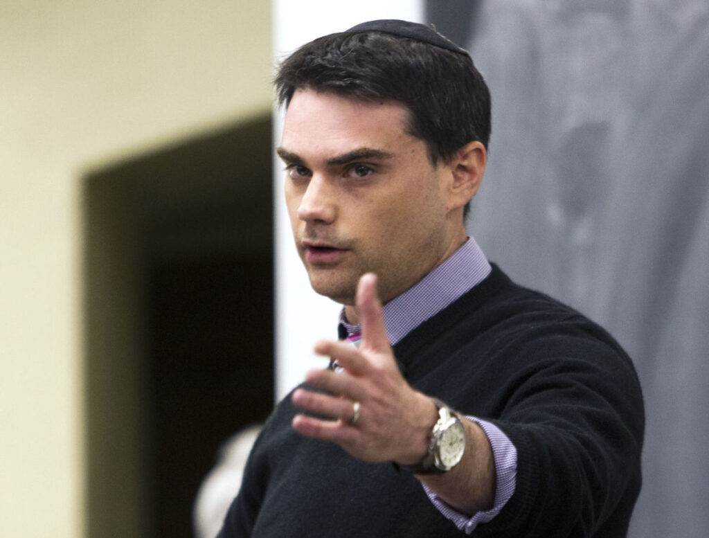 Picture of Ben Shapiro. He represents the intelligent but abrasive searing jerk of the conservatives. 